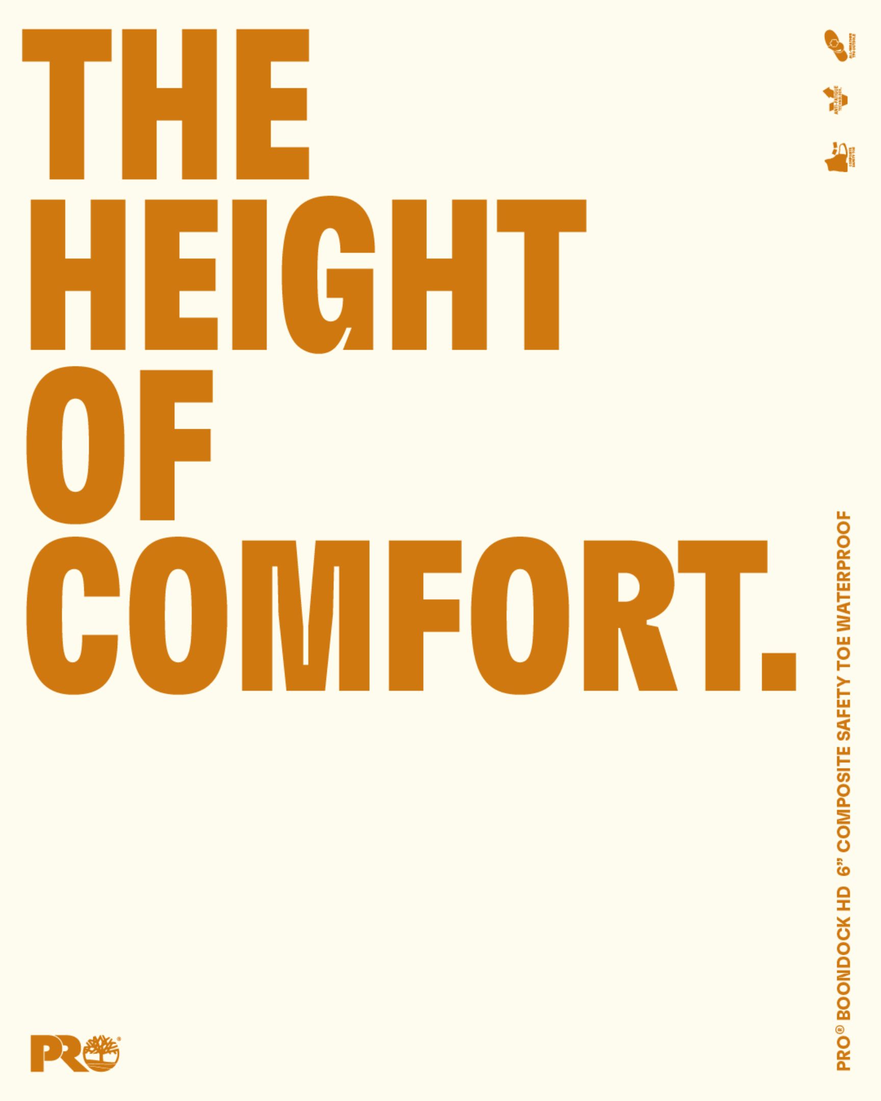 The height of comfort.