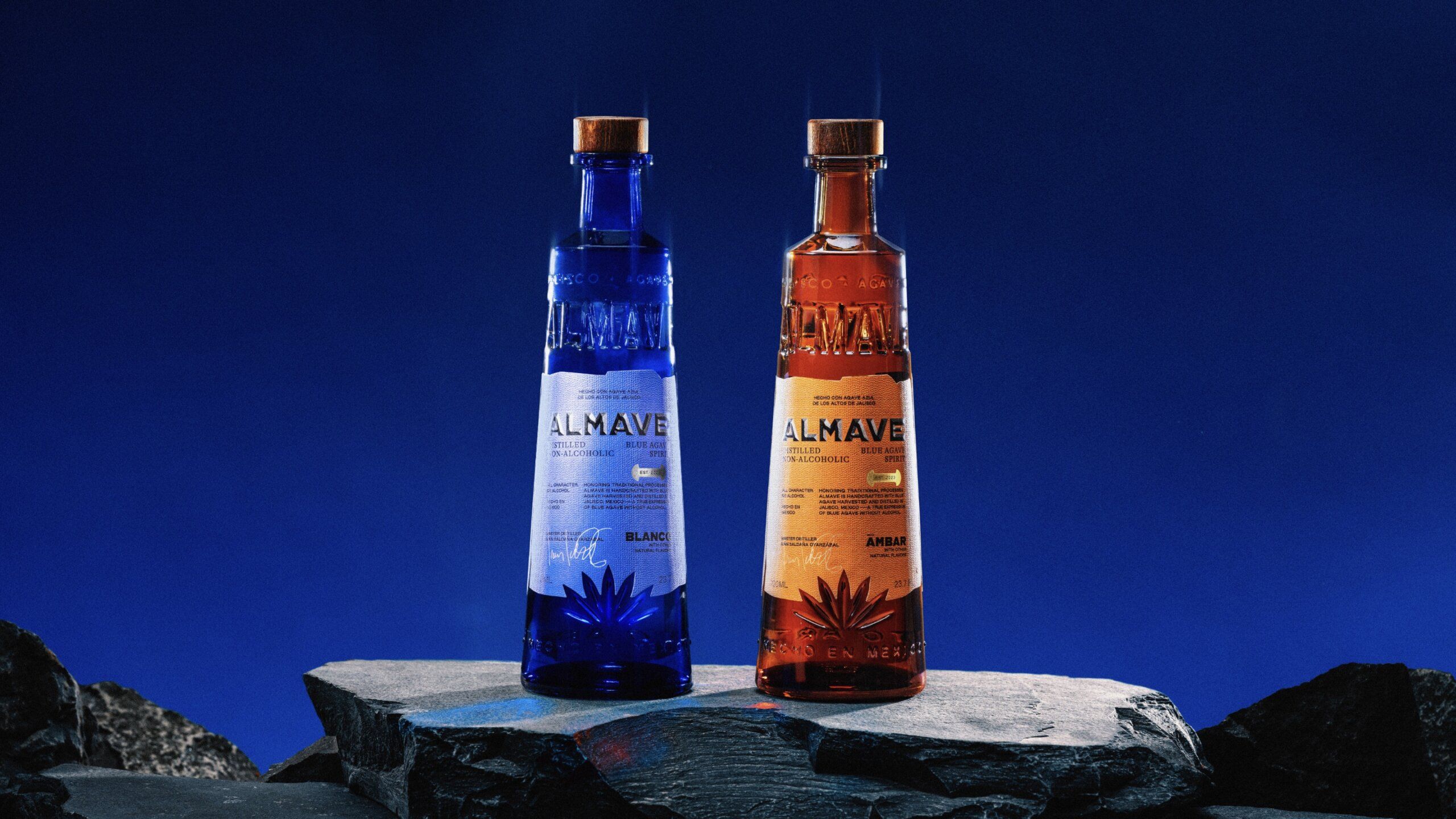 Two bottles of Almave