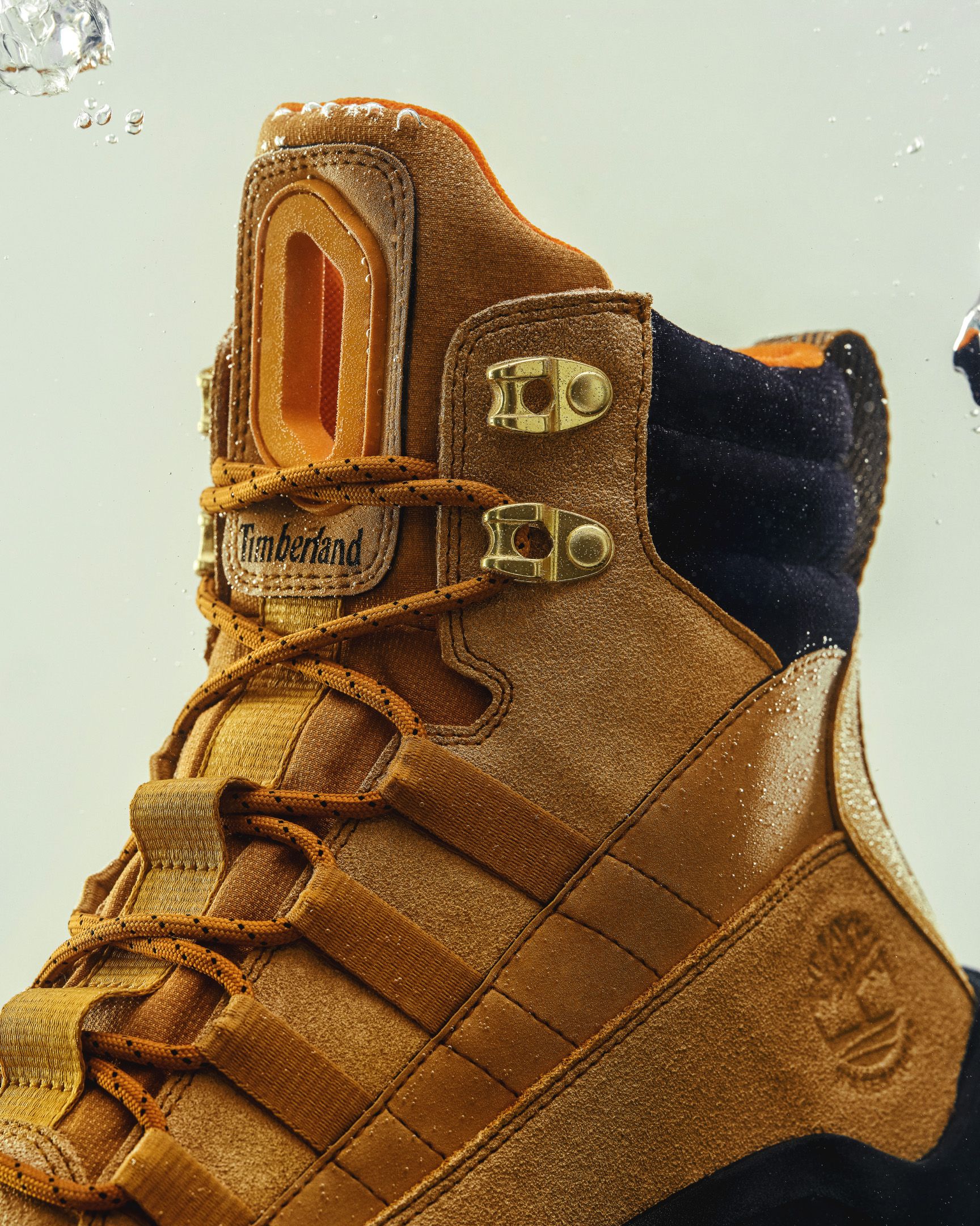 close up of upper part of Timberland Greenstride Turbo TBL boot