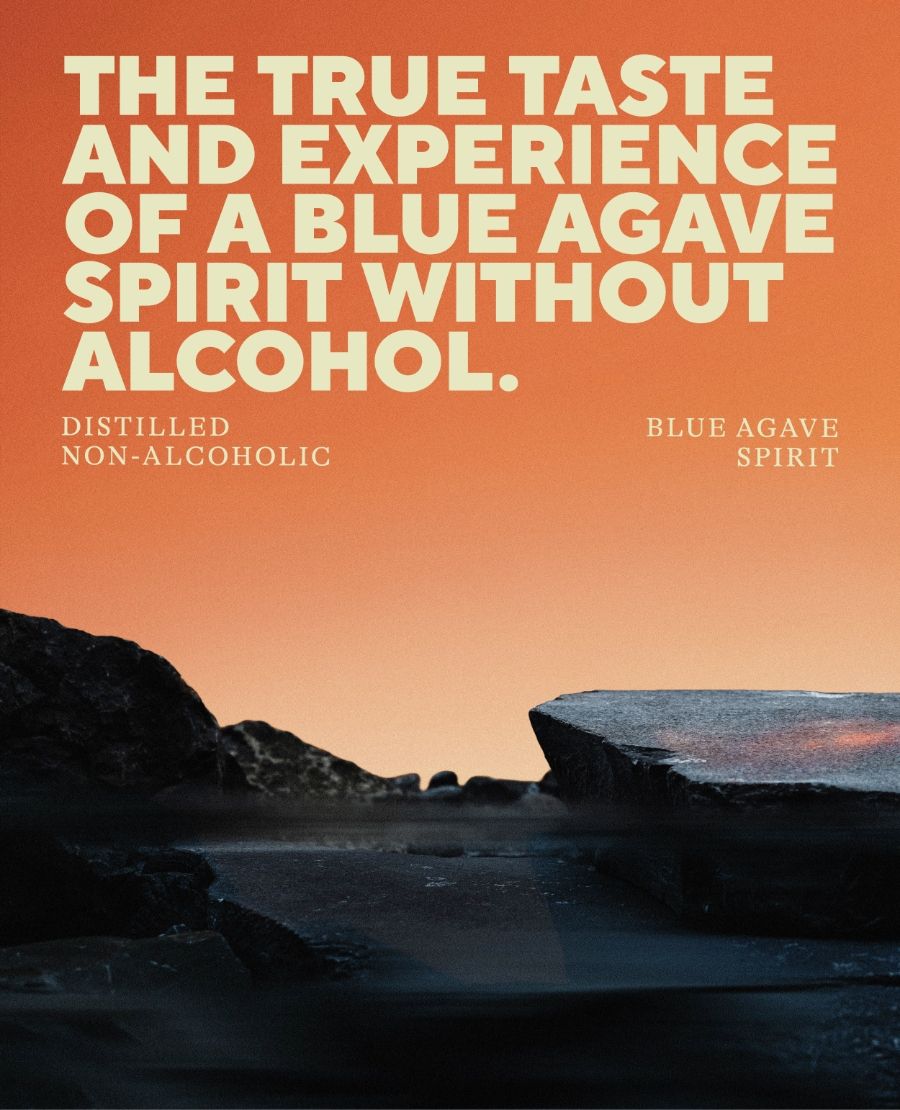 The true taste and experience of a blue agave spirit without alcohol