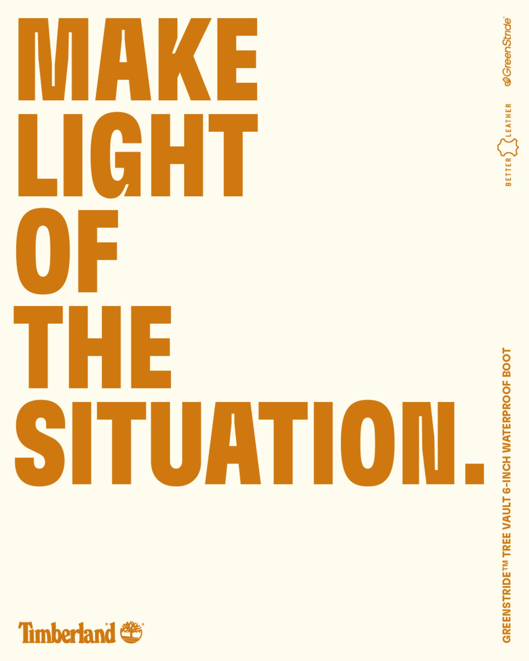 Make light of the situation